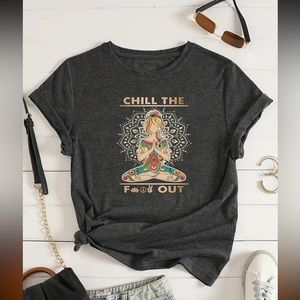 Sold! Funny Yoga Namaste Graphic Tee Shirt